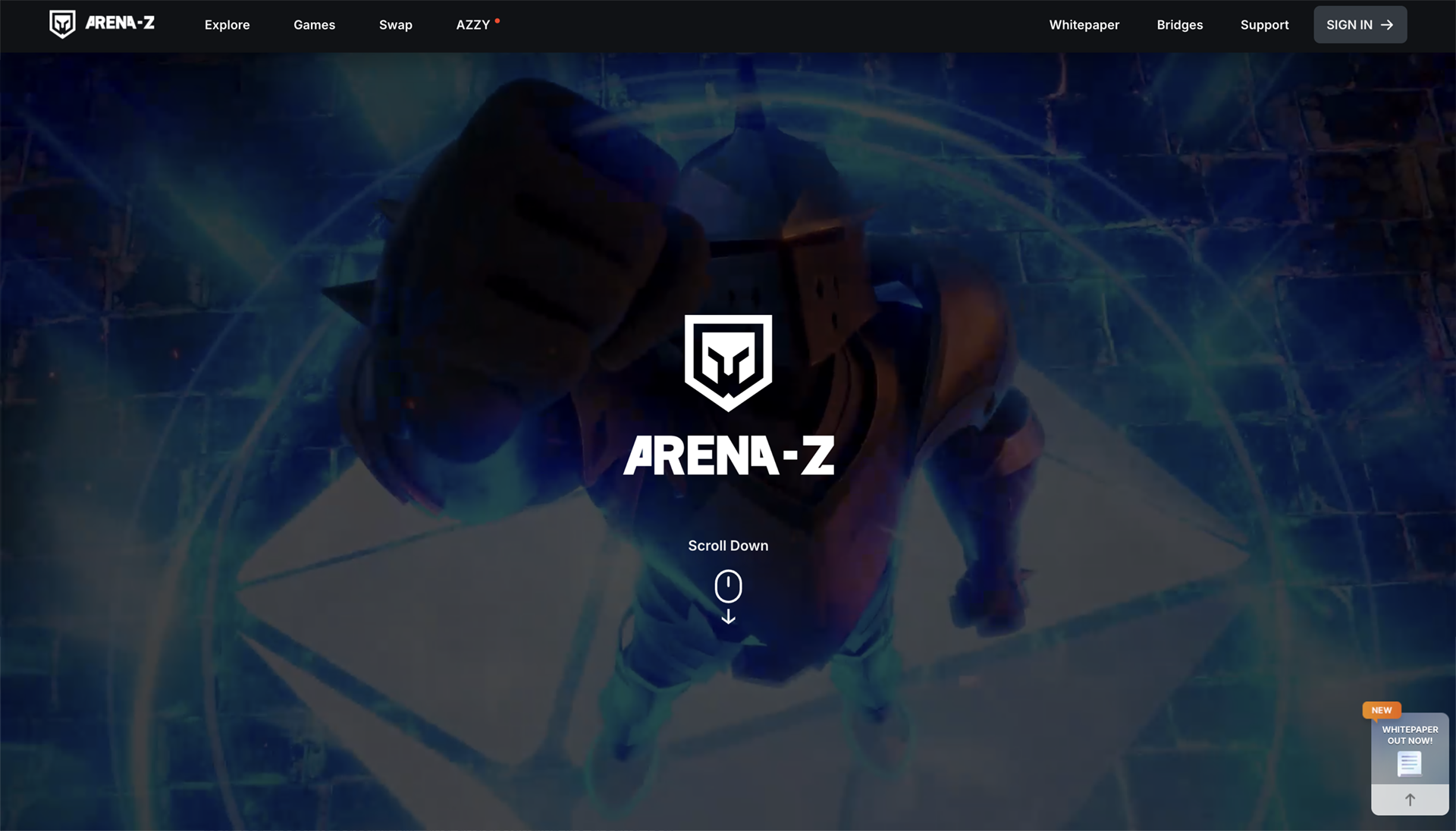 NOD Games / Arena-Z: brand and campaign system