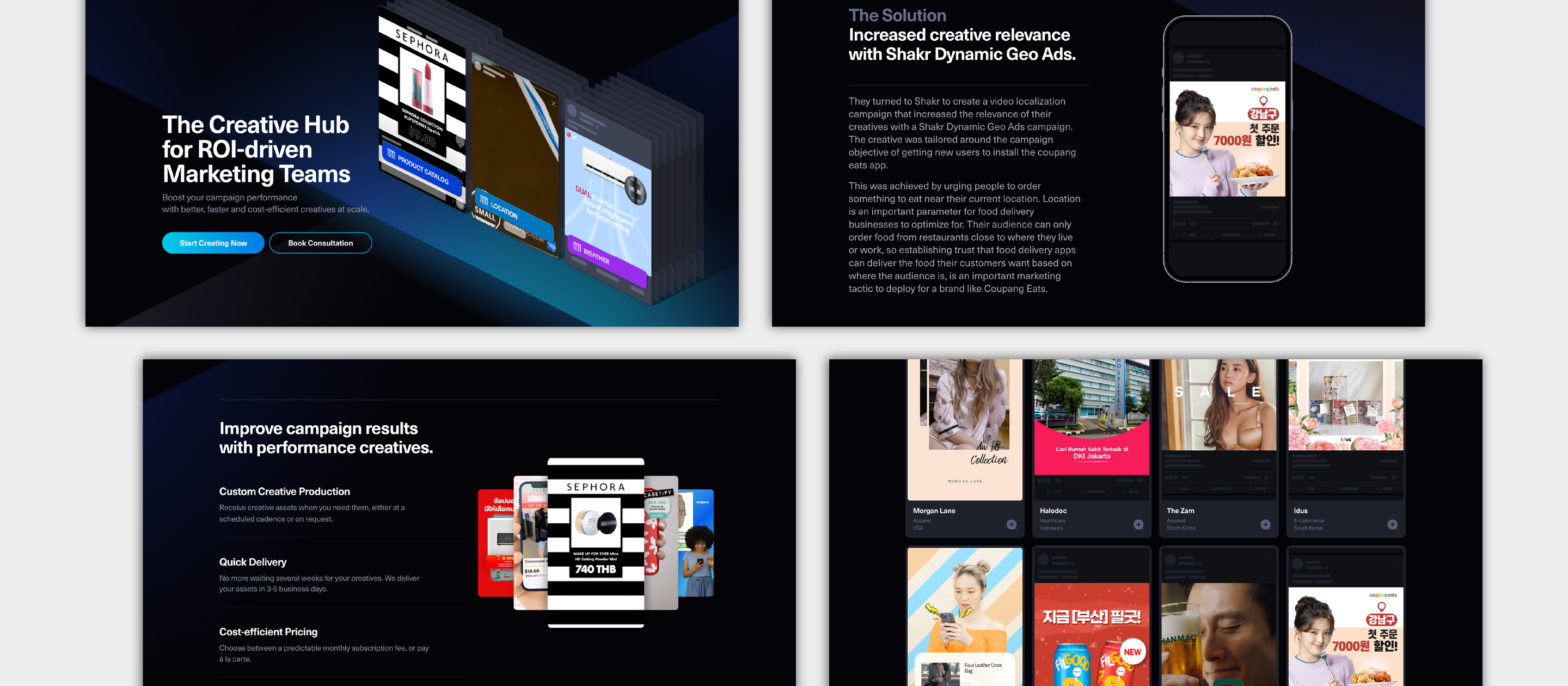 Shakr Media brand and website design overview
